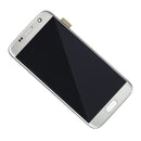 Pantalla original Samsung Galaxy S7 Silver Titanium G930, repuesto para reparación display o LCD.