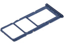 Bandeja SIM de repuesto azul cielo para Samsung Galaxy M32 (M325F), pieza original.