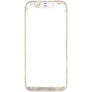 Marco LCD negro sin goma para iPhone 17 Pro Max, ideal para reparación de pantalla, pack de 5 unidades.