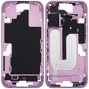 Chasis medio rosa A3081 para iPhone 16 US con botones de encendido y volumen, repuesto de reparación.
