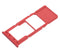 Bandeja para tarjeta SIM para Samsung Galaxy A12 (A125 / 2020) (Rojo)