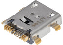 Puerto de carga Micro USB de 12 pines con 4 puntos de anclaje C232, requiere soldadura, repuesto.