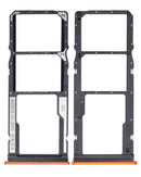 Bandeja para Tarjeta SIM Doble para Xiaomi Redmi 9T / Note 9 4G / Poco M3 (Naranja)