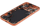 Tapa trasera naranja cósmico para iPhone 17 Pro Max, con puerto de carga y piezas pequeñas, usada, versión EU/Global.