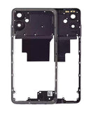 Carcasa de marco medio para Samsung Galaxy A06 (A065 / 2024) color azul en Guatemala, ideal para repuestos y reparaciones en talleres especializados.