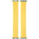 Correa trenzada Apple Braided Solo Loop en color Sunshine (amarillo vibrante) para Apple Watch de 38mm, 40mm, 41mm, 42mm, talla 8.