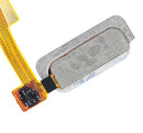 Botón home blanco con sensor de huellas y cable flex para Asus ZenFone 4 ZE554KL.