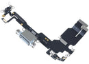 Puerto de carga original iPhone 15 azul, flex de carga A2846, conector dock para reparación.