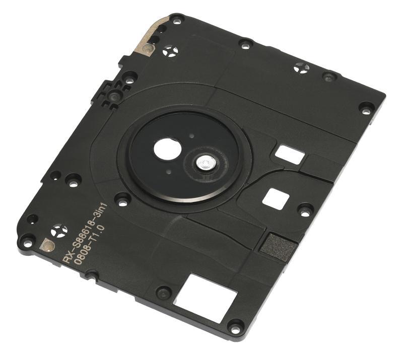Lente de camara trasera con soporte para Motorola Moto G7 Power (XT1955 / 2019) (Version Brasil) (Negro Ceramico)