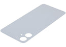 Tapa trasera blanca para Samsung Galaxy A06 4G (A065) con lente de cámara, repuesto de reparación.