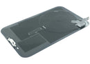 Tapa trasera plateada para iPhone 17 Pro Max con MagSafe, imán y NFC, ideal para reparación de service pack.