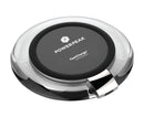 Almohadilla de carga inalámbrica rápida PowerPeak de 15W, color negro, para smartphones y dispositivos compatibles.