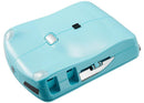 Base de carga multifuncional Ice Crystal Blue, diseño auto deportivo para Nintendo Switch/2, con cargador Joy-Con.