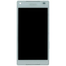 Pantalla LCD original blanca para Sony Xperia Z5 Compact E5823, repuesto para reparación de display roto.