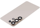 Tapa trasera Pink Gold con lente de cámara para Samsung Galaxy S26 Ultra, repuesto de glass back.