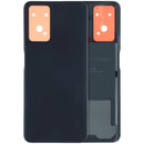Tapa trasera original Oppo A76 (2022) Glowing Black, CPH2375, repuesto para reparación back cover.