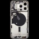 Reparación de tapa trasera con pequeño preinstalado para iPhone 15 Pro Max en Guatemala.