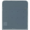 Tapa trasera original Samsung Galaxy Z Flip 3 5G blanca, pieza de repuesto Service Pack SM-F711B.
