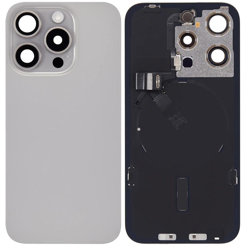 Tapa trasera con MagSafe y NFC para iPhone 15 Pro en Guatemala, ¡consigue la pieza original y la garantía en nuestro taller de reparaciones!