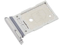 Bandeja dual SIM blanca para Samsung Galaxy S26 Plus (S947), repuesto original.