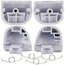 Botones gatillo blancos R1 L1 R2 L2 con resortes para reparación de control PlayStation 5 BDM-020.