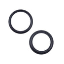 10 aros de bisel de cámara trasera color Midnight para iPhone 14 / 14 Plus (modelos A2649, A2881).