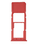 Bandeja para tarjeta SIM para Samsung Galaxy A12 (A125 / 2020) (Rojo)