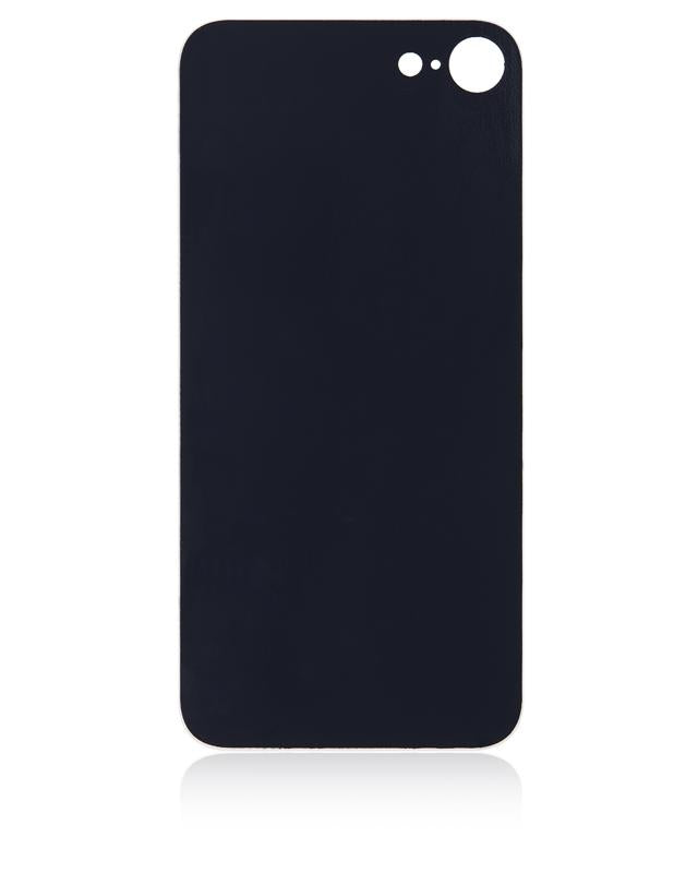 Tapa trasera para iPhone 8 / SE (2020) con adhesivo 3M (Sin logo / Orificio de camara grande) (Plata)