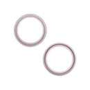 Bisel rosa para cámara trasera de iPhone 13 / 13 Mini, repuesto para reparación de pantalla rota.
