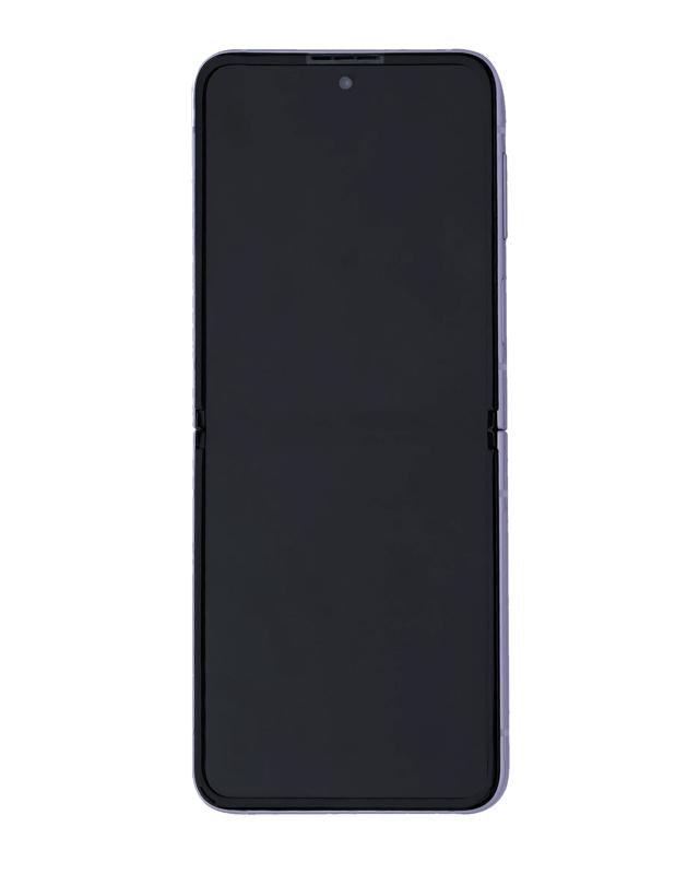 Pantalla OLED para Samsung Galaxy Z Flip 3 5G con marco en Lavanda original
