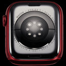 Chasis de aluminio rojo usado para Apple Watch Series 7 45mm GPS, modelo A2474, ideal para reparación.
