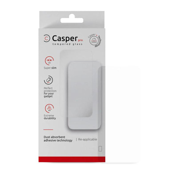Protector de pantalla Casper Pro para Google Pixel 9A, vidrio templado transparente en empaque retail, disponible en Guatemala.