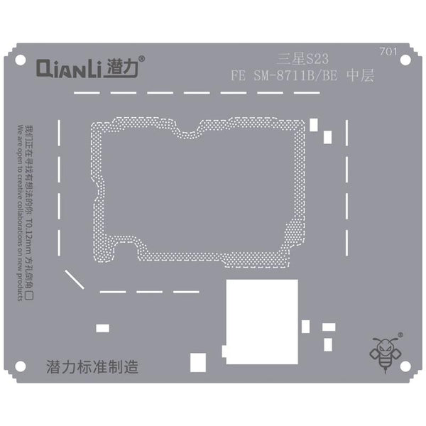 Plantilla Bumblebee (QS701) para Samsung S23 FE SM-8711B/BE en Guatemala para reparaciones de Samsung y componentes originales.