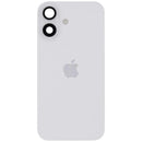 Tapa trasera blanca original para iPhone 16 con MagSafe, NFC y flex de flash. Repuesto A3080/A4080.