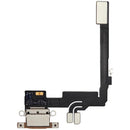 Puerto de carga Desert Titanium usado para iPhone 16 Pro (A3083, A3292, A3293, A3294), cable flex, conector.