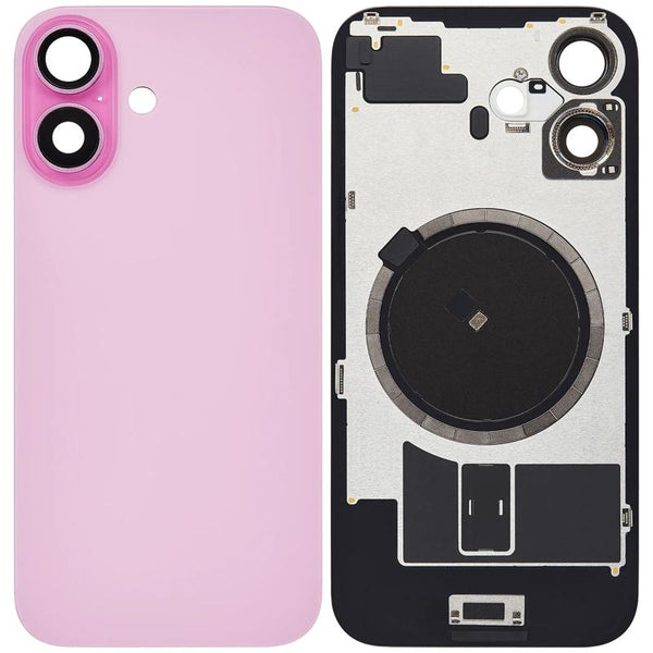 Compra la tapa trasera con placa de acero y MagSafe preinstalado para iPhone 16 en Guatemala.