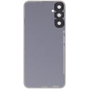 Tapa trasera plateada para Samsung Galaxy A34 5G (SM-A346B) con lente de cámara, repuesto aftermarket.