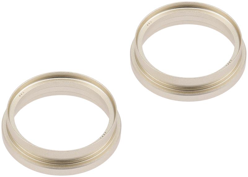 Aro del bisel de la camara trasera para iPhone 15 / 15 Plus (Amarillo) (Set de 2 piezas)