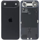 Tapa trasera original iPhone Air Space Black con MagSafe, NFC y flash, para reparación.