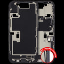 Encuentra la carcasa de marco medio con puerto de carga flex y piezas pequeñas para iPhone 16 Pro en Guatemala.
