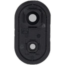 Lente de cámara trasera con bisel para Samsung Galaxy A07 4G (A075) negro, repuesto de cristal.