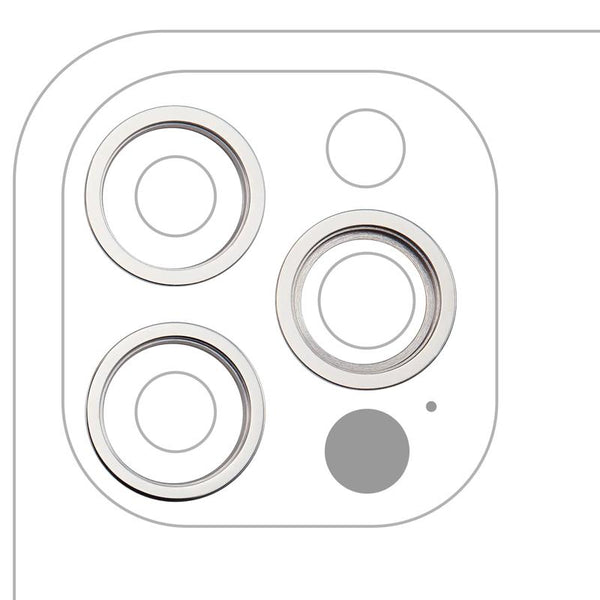 Encuentra el juego de 3 piezas de anillos de bisel de cámara trasera para iPhone 12 Pro en Guatemala, para reparaciones y componentes de iPhone.