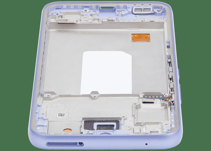 Reparación de pantalla OLED con marco para Samsung Galaxy A54 5G en Guatemala.