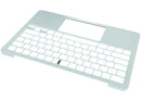Tapa superior original Apple MacBook Neo plateada con teclado ANSI US, reposamuñecas y trackpad, ideal para reparación.