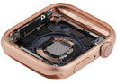 Carcasa dorada de aluminio usada para Apple Watch Series 4 de 44mm (A1976/A2008) para reparación.