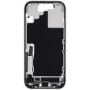 Chasis medio usado para iPhone 17 (EU/Global) con puerto de carga y pequeñas partes, ideal para reparación.