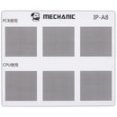 Stencil de aceite verde para reparación de CPU (A8 - A18 Pro) para iPhone 6-16 Series (COM80) (Mecánico)