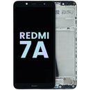 Pantalla original Xiaomi Redmi 7A negra, módulo LCD y digitalizador para reparación de display.