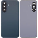 Tapa trasera gris verdoso para Samsung Galaxy A37 5G (A376) con lente de cámara, pieza de repuesto sin logo.