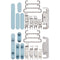 Encuentra en Guatemala botones hard (Power / Volume / Switch) de iPhone 16 y 16 Plus en color Teal disponibles en backorder para reparaciones o mayoristas.